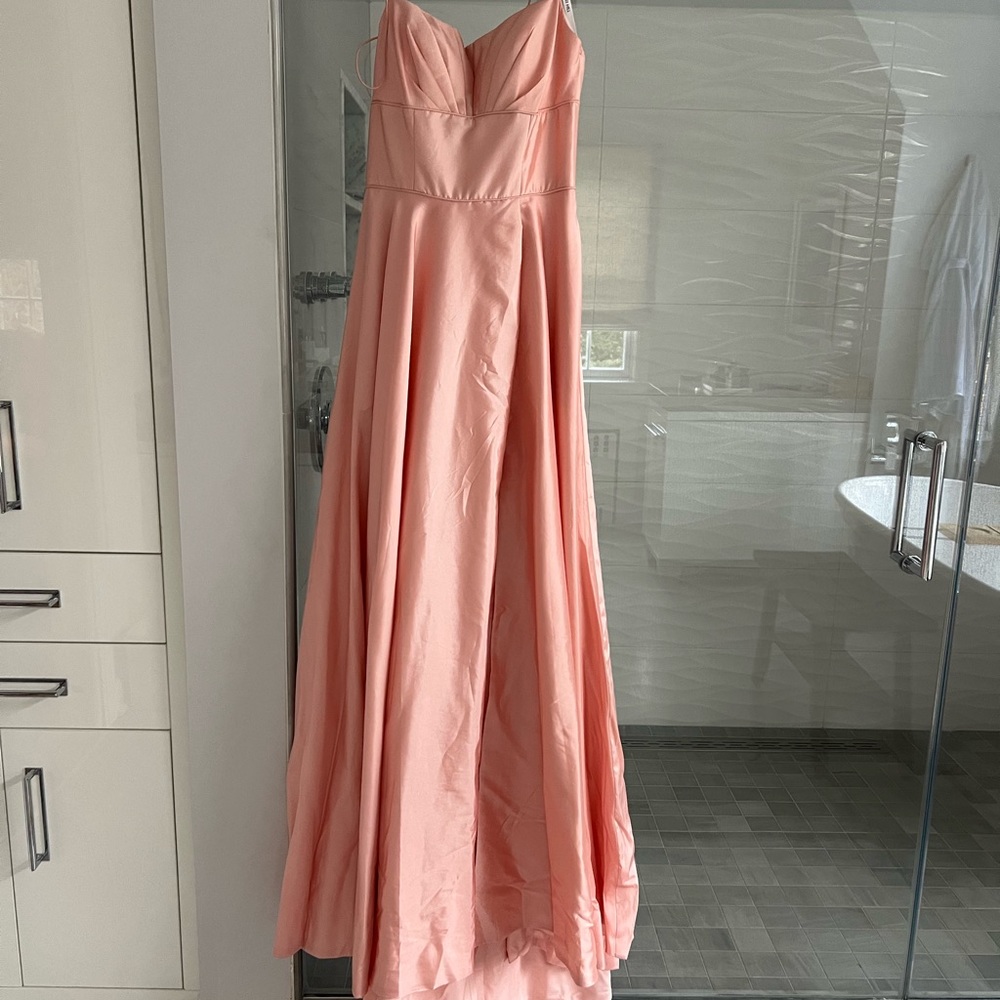 Pink Sherri Hill Gown.